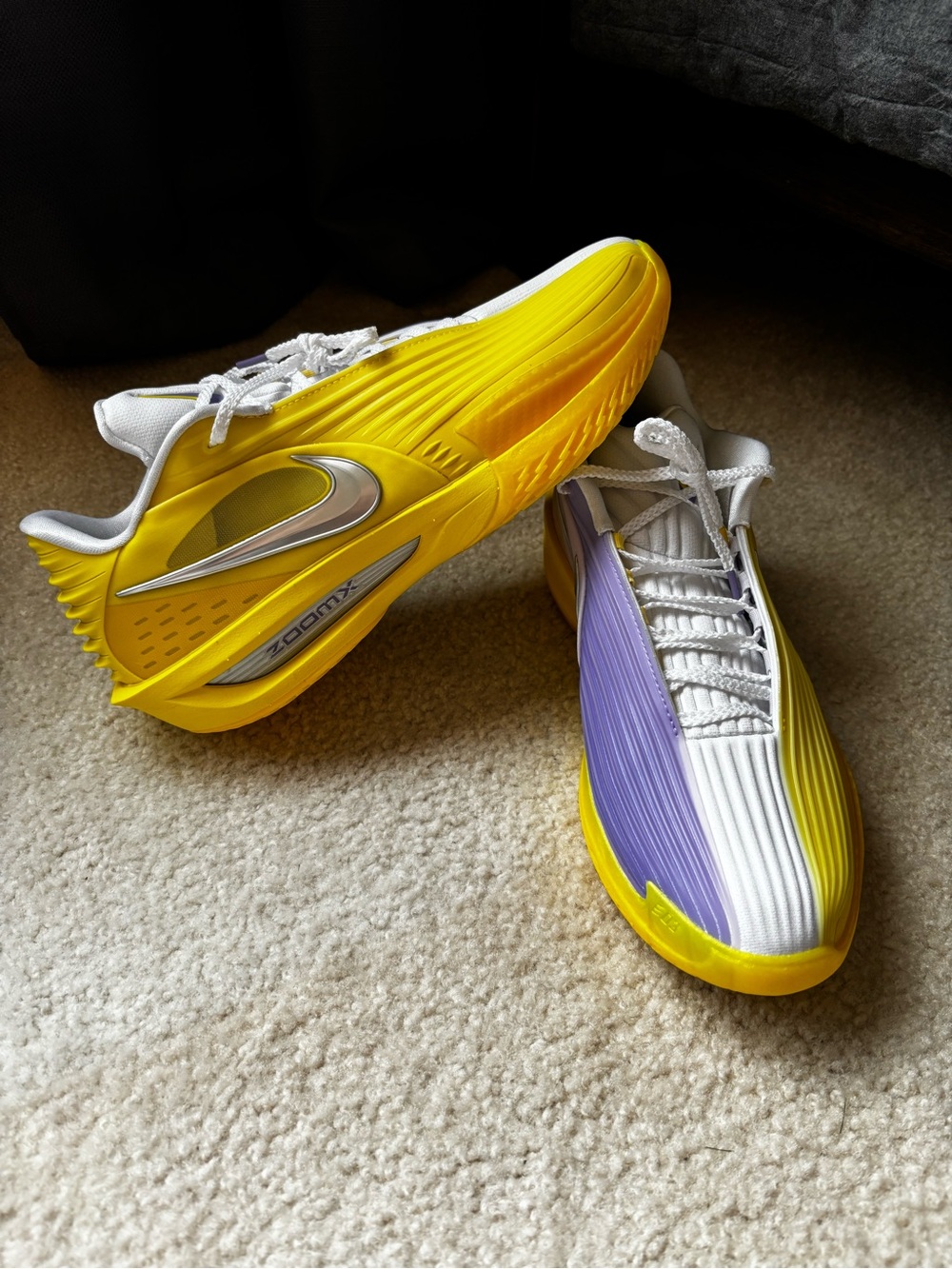Nike Air Zoom G.T. Cut 3 Turbo - "Lakers" Split (Yellow / Purple) - Men’s 12